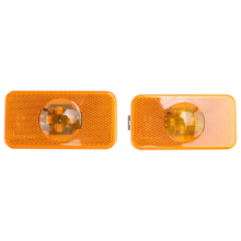 2 Stück 24 V LED-Seitenmarkierungs--Signal-Seitenlichter für FM FL -Lichter, Bernsteinfarben, Artikelnummer 20789440 -Zubehör