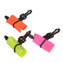 Scuba Diving Mini SMB Anhänger Aufblasbare Sicherheitswurst Signalröhre Oberflächenboje für Tauchbegeisterte Orange