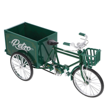Mini-Dreirad FingerfahrräDer Regal ZubehöR Fahrradmodell Dreirad Modell Statue Miniatur-Dreirad Fahrrad