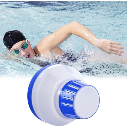 Floating chlorine dispenser, adjustable tablet holder – large capacity, floating chlorinator 1