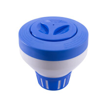Floating chlorine dispenser, adjustable tablet holder – large capacity, floating chlorinator