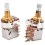 3Pcs A500K Potentiometer Push Pull Switch Guitar Control Pot Gold 7