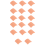 200 Pcs Roof Tiles Model Building Set Red Miniature 4
