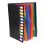 24 Clear Pocket Expanding File Folder 12 Colored Tabs 1PC 4
