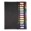 24 Clear Pocket Expanding File Folder 12 Colored Tabs 1PC 1