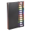 24 Clear Pocket Expanding File Folder 12 Colored Tabs 1PC 3
