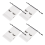 100Pcs Lash Bags for Clients Clear 4