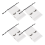 100Pcs Lash Bags for Clients Clear 3