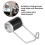 Front Light Bracket Bike Holder(Black Silver) 4