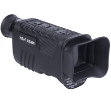 Upgraded Night Vision Monocular Digital Infrared Monocular Telescope for 100% Darkness with 8X Zoom(Black)