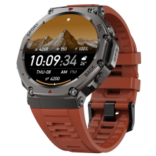 Smartwatch DM58 GPS 5ATM Waterproof AMOLED Display Sports Watch(Red)