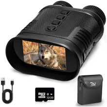4K Digital Night Vision Goggles for Adults - 8X Zoom, 12H Battery, IR Camera & Video Recorder(Black)
