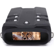 Infrared Night Vision Binocular, 3.6-10.8X Zoom Infrared Night Vision Non-Thermal Imaging Telescope(Black)