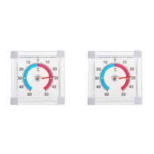 2X Inside Outside Wall Garden House Graduated Scale Measurement Temperature Household Thermometer Accessories Ref: 2438