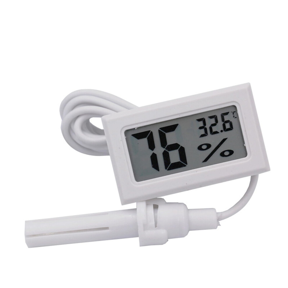 Multifunctional Temperature Humidity Display With Long Cable Suitable For Various Laboratories Indoors White Ref: 6247 6276012049366