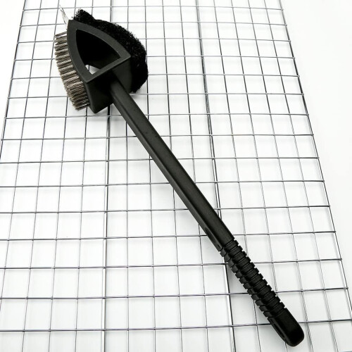 Grill brush, scraper, for home, kitchen, oil cleaning tools, copper wire brush with handle Ref: 8734 1