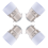 4pcs AC 220V B22 a E14 Support d'adaptateur de l'ampoule base 4