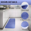120x40cm Absorbent Nonslip Memory Foam Floor Mat Carpet Dark blue 8