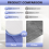 120x40cm Absorbent Nonslip Memory Foam Floor Mat Carpet Dark blue 6