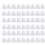 100Pcs jetables vide avec papier a filtre etanche 9