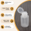 150ml Nail Art Makeup Polish Plastic Pump Dispenser Bottle Remover White 7