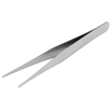 Pincette medecin Pince Tweezers Antistatique Metal Courbe Rond Droit