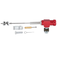 Motorcycle Hydraulic Clutch Rod Brake Pump M10x1.25mm red