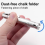 2 PCS Silver Aluminum alloy Chalk Keeper Holder 8