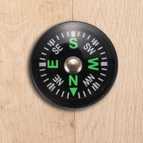 Oil Filled Button Compass - Mini SAS Survival 2