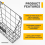 Wire Mail Basket - Wall Mounted Hanging Folder/Document Organizer 6