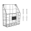 Wire Mail Basket - Wall Mounted Hanging Folder/Document Organizer 2
