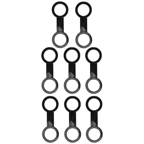 8 Pcs Scuba Diving Silicone Snorkel Mask Strap Keeper Holder Clips 2
