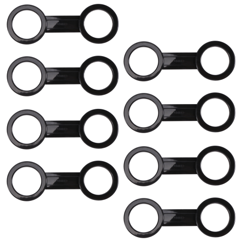 8 Pcs Scuba Diving Silicone Snorkel Mask Strap Keeper Holder Clips 1