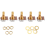 Guitar Potentiometer Audio Volume&Tone Pots Switch Control Pack Of 5 9