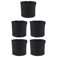 RéCipient de Pots en Tissu, 5 Culture Plantes 3 Gallons, RéCipients Tissu avec PoignéEs Sangle pour Pomme Terre, Fleur, Approvisionnement Jardinage
