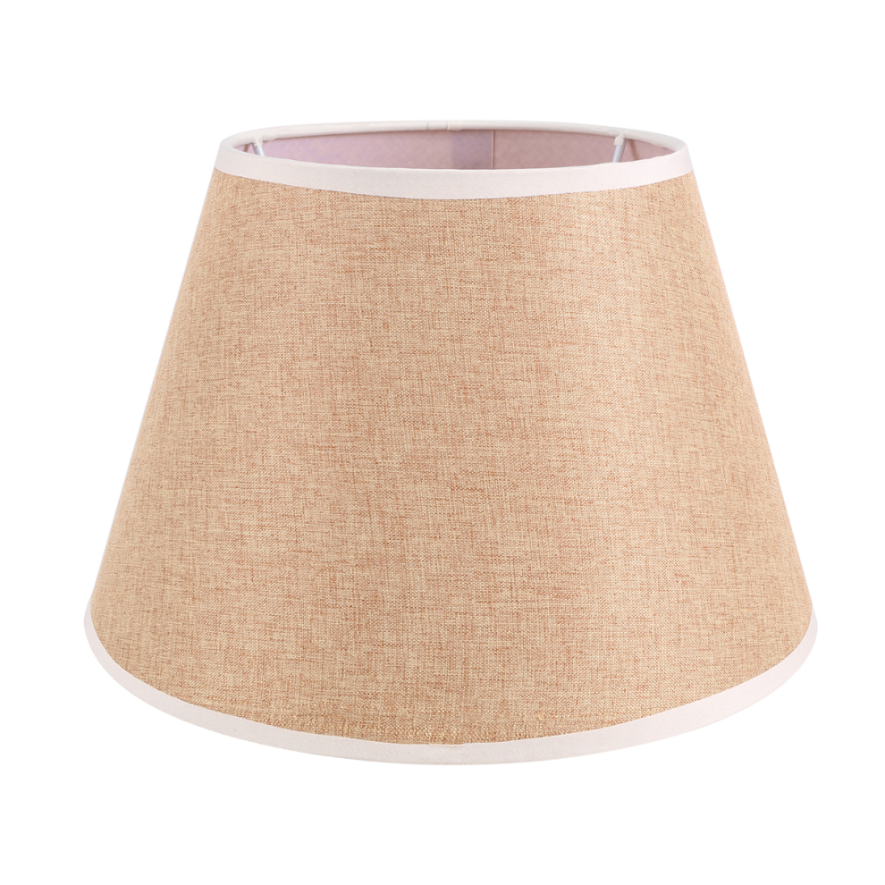 Lampe de Table Abat-Jour Accessoires E27 Lin Chevet Applique Murale Lampadaire Tissu DiamèTre InféRieur 30 Cm Jaune