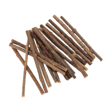 20 PièCes Bâtons de Vigne ArgentéE pour Bâtonnets D'Herbe à Chat Matatabi Mâcher Dents Molaires le Nettoyage des