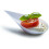 100 Tear Drop Mini Appetizer Plates - Plastic Dessert Bowls, White 3