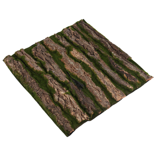 Simulation Tree Bark Home Sewer Decoration Fake Green-B 2