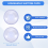 100Pcs Transparent Suction Cups, for Outdoor, Kitchen,Window 20Mm 10