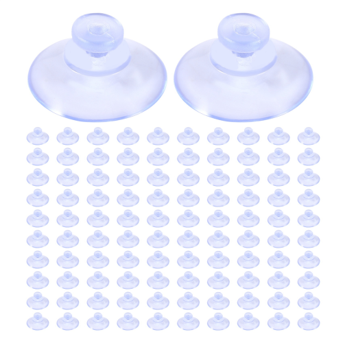 100Pcs Transparent Suction Cups, for Outdoor, Kitchen,Window 20Mm 1