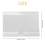100Pcs Clear Plastic Label Holders for Wire Shelf Retail Price 8