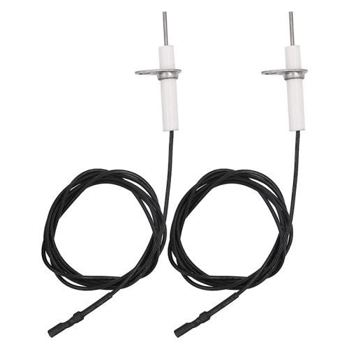 2Pc 38 Pouces Ignitor Wire & Ceramic Electrode Assembly, Allumage Can DIY Flexion pour Gas Plug
