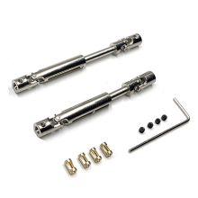 Arbre de Transmission CVD en MéTal MN78 avec Manchon D'Arbre 3 Mm à 4 pour PièCes Mise Niveau Voiture MN-78 MN 78 1/12 RC