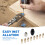 Drill Chuck Collet Set with Replacement Rotary Nut 7