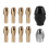 Drill Chuck Collet Set with Replacement Rotary Nut 2