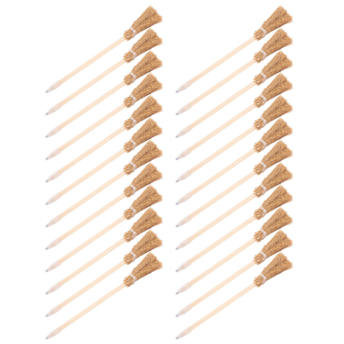 24 Pcs Witch Broom Pencils for Halloween Broomstick Ballpoint 2