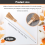 24 Pcs Witch Broom Pencils for Halloween Broomstick Ballpoint 9