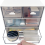Makeup Organizer, Desk Organizer with 4 Drawers, White 3