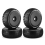 116Mm 1/8 Scale RC Tires 17Mm Hex Wheel and Tire,2 2